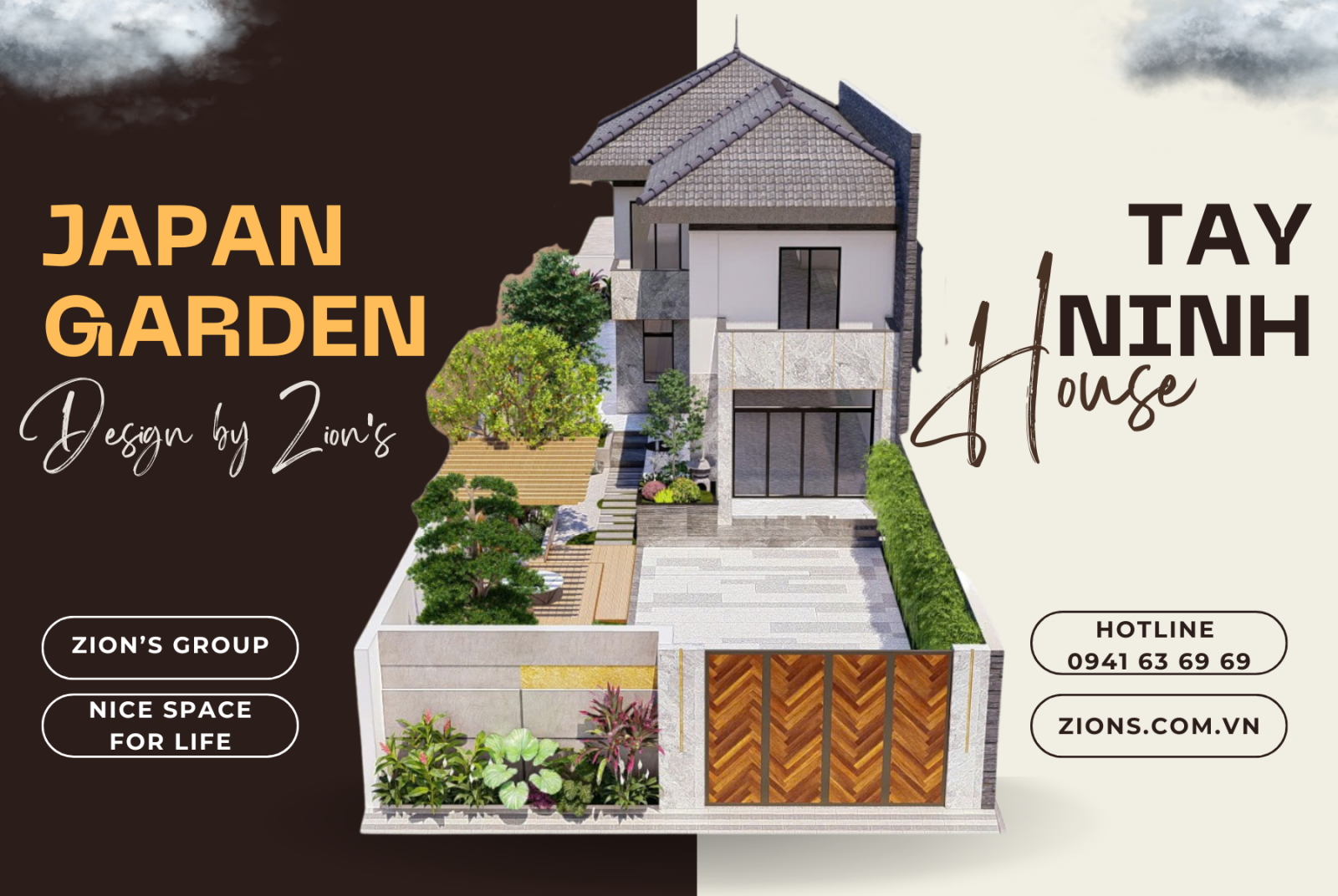 Thiết kế thi công sân vườn Tây Ninh - Zion's